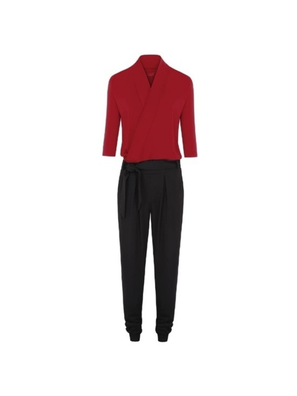 Les Lunes The Paul Jumpsuit Red and Black